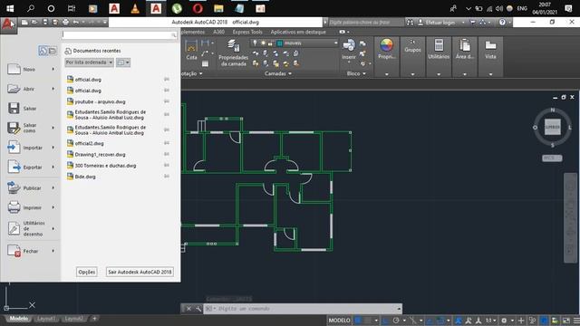COMO IMPORTAR ARQUIVOS DO AUTOCAD PARA O SKETCHUP - 2021 ( RÁPIDO ) смотреть онлайн