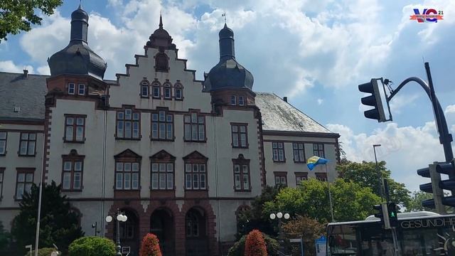 Hamm City Germany. Walking Tour. смотреть онлайн