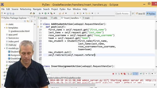 GradeRecorder Add Student Handler смотреть онлайн