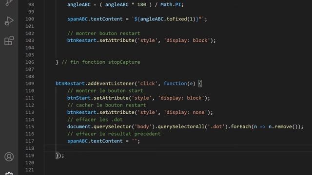08/8 - Finalisation de l'interface - Calculer un angle avec javascript смотреть онлайн