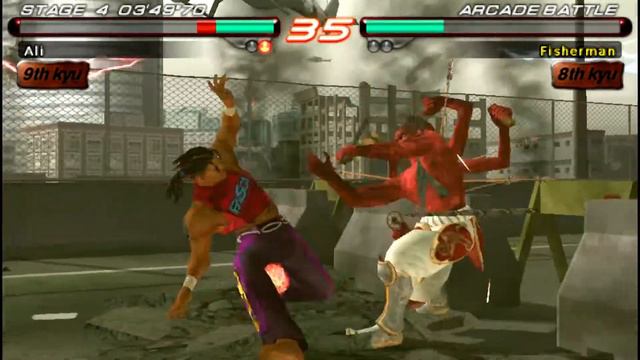 Tekken 6 [ Yoshimitsu ] - Arcade Battle - secret moves and combos смотреть онлайн