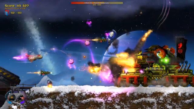Jets'n'Guns 2 Christmas Secret Level смотреть онлайн