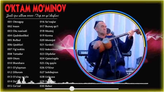 O'ktam Mo'minov - O'zbegim Nomli Albom Dasturi 2022