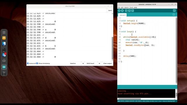 ESP - Serial read, readBytes, readString смотреть онлайн