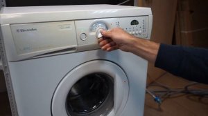 Сервисный тест стиральных машин Electrolux Сброс ошибки