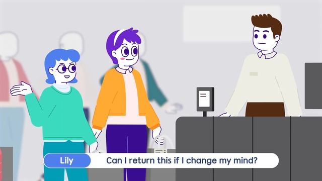 At the Cash Register | Shopping English смотреть онлайн