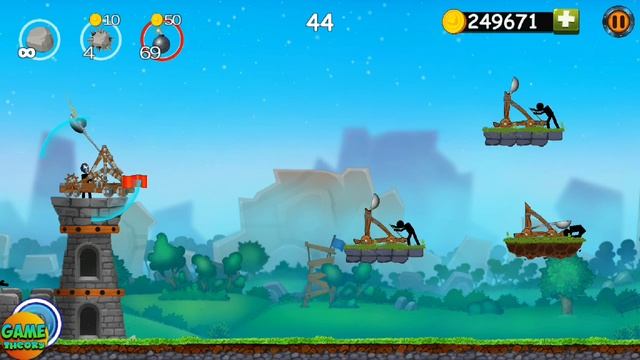 The Catapult Action Defense Game By BYV / Android GamePlay FHD