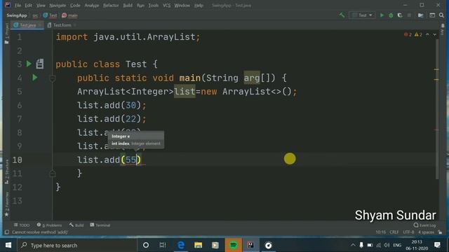 how do you remove elements from a particular position of an ArrayList || Shyam Sundar смотреть онлайн