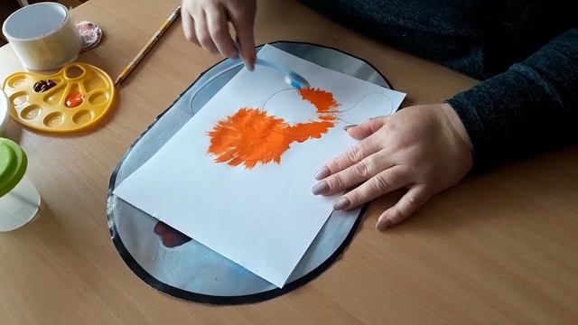 Заняття з нетрадиційного малювання: "Котик Мурчик". (03.11.22) смотреть онлайн