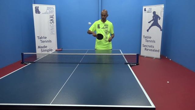 Backhand Chop | PingSkills | Table Tennis