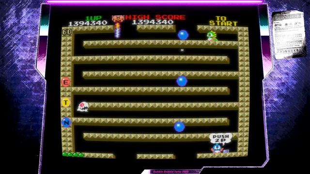 Chill 'N' Games Bubble Bobble Arcade Taito 1986 (full game) смотреть онлайн