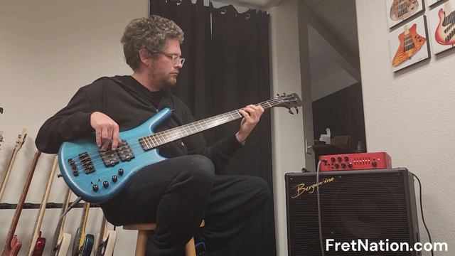 Warwick Pro Series Corvette 4-String Electronics Overview and Sound Examples смотреть онлайн