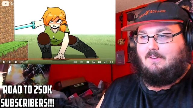 Steve & Alex Minecraft Anime | Alex Past - Ep 1, 2 & Steve Past | Minecraft Animation REACTION!!! смотреть онлайн