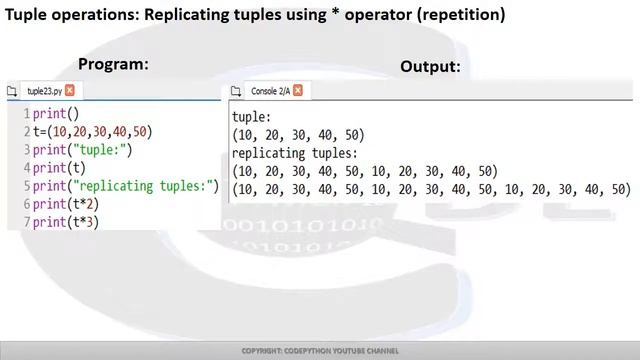 Tuples in Python смотреть онлайн