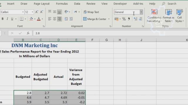 الدرس 9 - Excel - Accounting Format and Hearings Underlines & Double Underlines | التنسيق المحاسبي смотреть онлайн