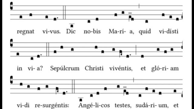Victimae Pascháli Laudes Gregorian Chant