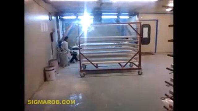 Роботизированная окраска дверей смотреть онлайн