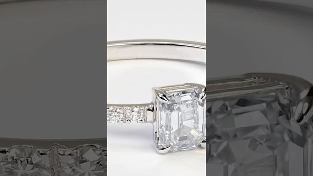 Кольцо с голубым бриллиантом 0,53 карата смотреть онлайн