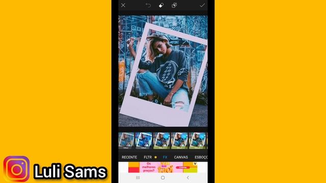 COMO FAZER FOTO POLAROID NO PICSART | Luli Sams смотреть онлайн