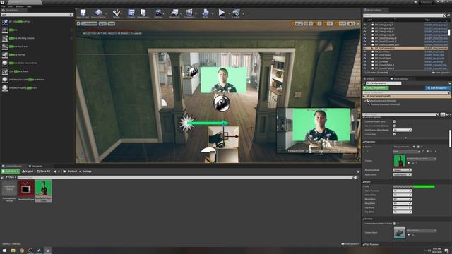 Unreal Engine 4 Green Screen Tutorial using Composite Plane смотреть онлайн