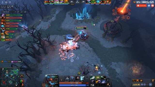 Spirit Breaker Soft Support | 7.33c | MoonMeander Pos 4 SB Play | Dota 2 Immortal Gameplay смотреть онлайн