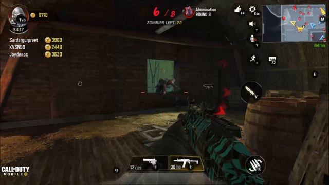 CALL OF DUTY MOBILE (COD MOBILE) ZOMBIE MODE 52% DAMAGE WHAT A WIN! ONLY TWO PLAYERS CODM GAMEPLAY смотреть онлайн