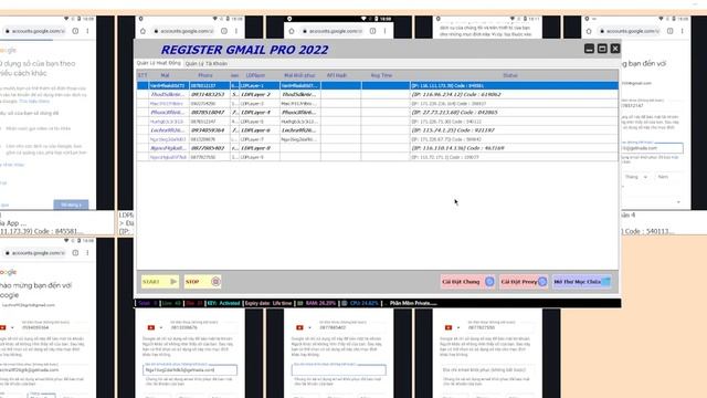 Tool register Gmail | Tool đăng ký tài khoản Gmail смотреть онлайн