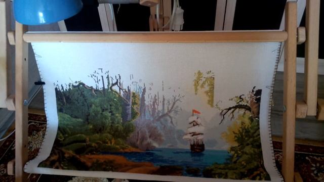 Вышиваем Золотое руно. Мои летние продвижения. смотреть онлайн