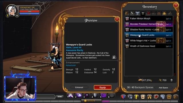 AQW Freshstart V2 F2P Episode 47 - SHADOWCRYPT BOSS BATTLE! Werepyres Guard Set смотреть онлайн