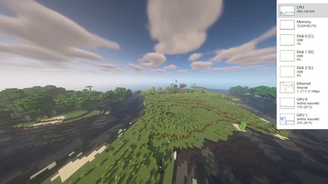 Run Minecraft 1.18.2 in 224GB of Ram смотреть онлайн