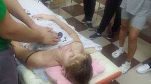 Массаж передней части тела