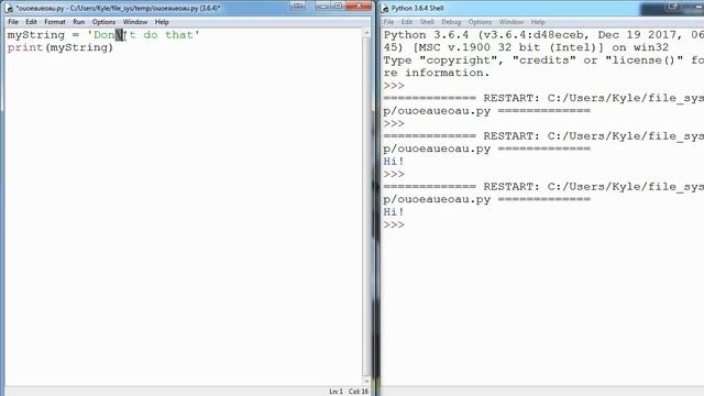 Python 3 Basics (8/34) - Strings смотреть онлайн