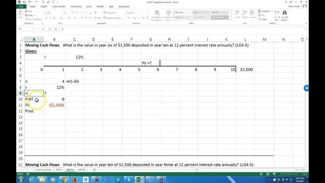 Calculate Present Value three ways: Excel, BAII, and PV = FV/(1+r)^n смотреть онлайн