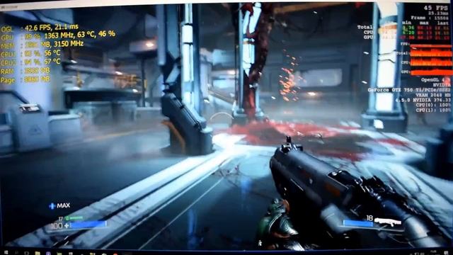 DOOM - C2D E6750 - 4GB - GTX 750 Ti - 1080p Test смотреть онлайн