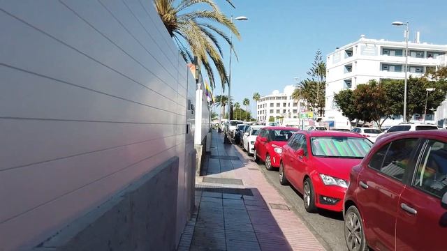 GRAN CANARIA: Caminando Av.TIRAJANA - Hotel RIU PALACE MASPALOMAS (Jueves 7 De Octubre De 2021)