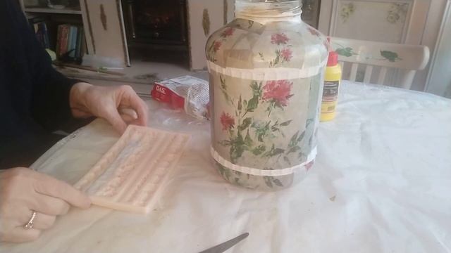 Ваза из обычной банки. Часть 1