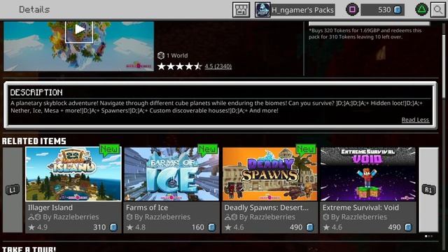 THE BEST SURVIVAL MAPS TO BUY FROM THE MINECRAFT MARKETPLACE - MINECRAFT PS4 BEDROCK смотреть онлайн
