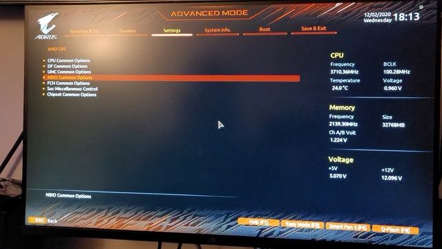 Aorus Elite x570 BIOS Settings смотреть онлайн