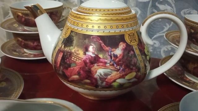 Чайный сервиз, мне подарили на Юбилей. смотреть онлайн
