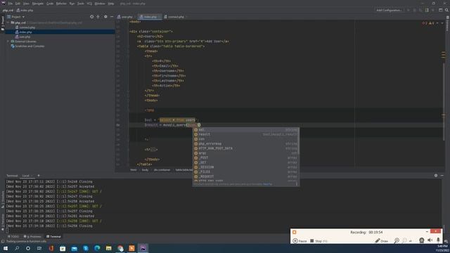 php crud create, read, update, delete || php tutorial for beginners full смотреть онлайн