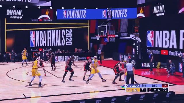 NBA2K14 remastered | Lakers vs Heat | NBA Finals 2020 using Mackubex Rosters | Gameplay | 720p смотреть онлайн