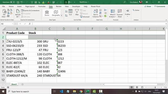 Flash Fill เครื่องมือสุดโกงใน Excel ใครไม่เคยใช้ เสียดายแย่! смотреть онлайн
