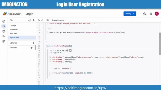 Optimized User Registration System: Apps Script, HTML, Bootstrap | Web Dev Tutorial ?? смотреть онлайн