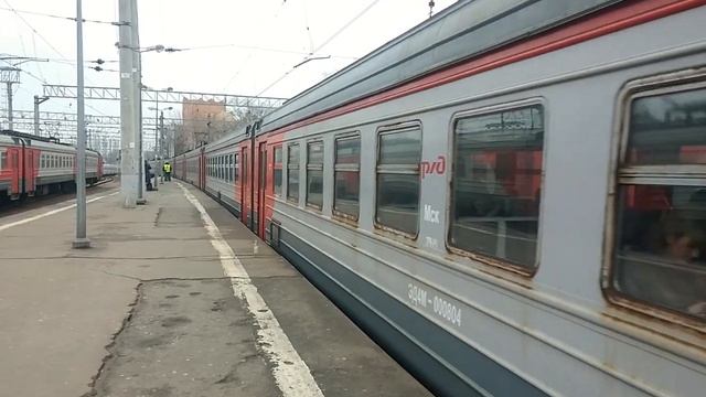 Опытный ЭД4М1-0008 На Курском вокзале смотреть онлайн
