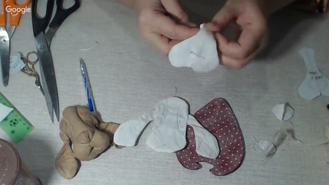 Мастер класс Подвеско собака. Игрушка в технике грунтованный текстиль смотреть онлайн