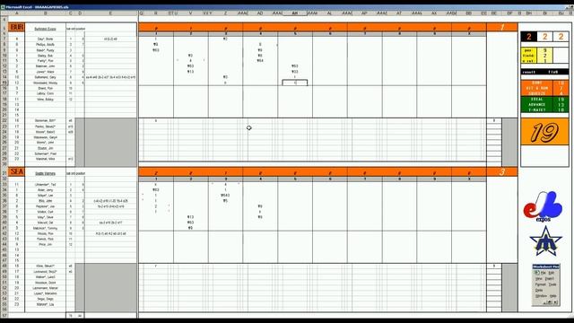Strat-O-Matic Baseball EXCEL 1969-72 Game 558 Expos at Mariners смотреть онлайн