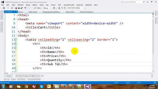 Building Shopping Cart with ASP.NET MVC and Entity Framework смотреть онлайн