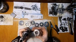 166FMM собираем валы КПП