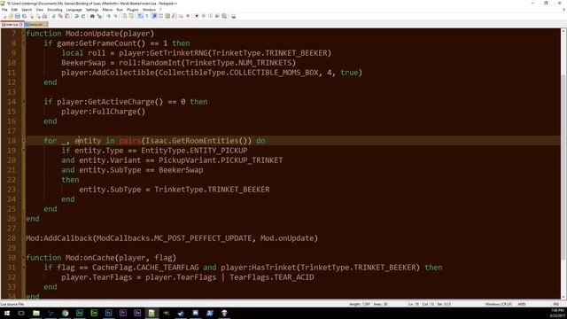 036- Trinkets and Tear Flags | The Modding of Isaac Afterbirth+ with Lyte смотреть онлайн