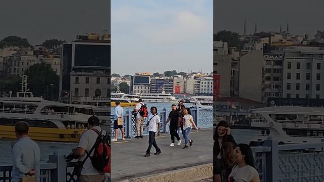 В метро по Галатскому мосту! смотреть онлайн